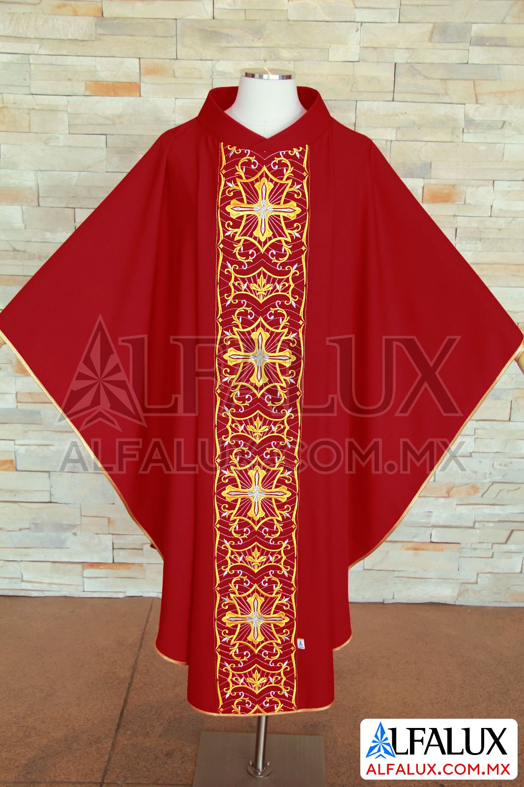 27 FIDELIS Alfalux Casulla Central RojoQuem 340